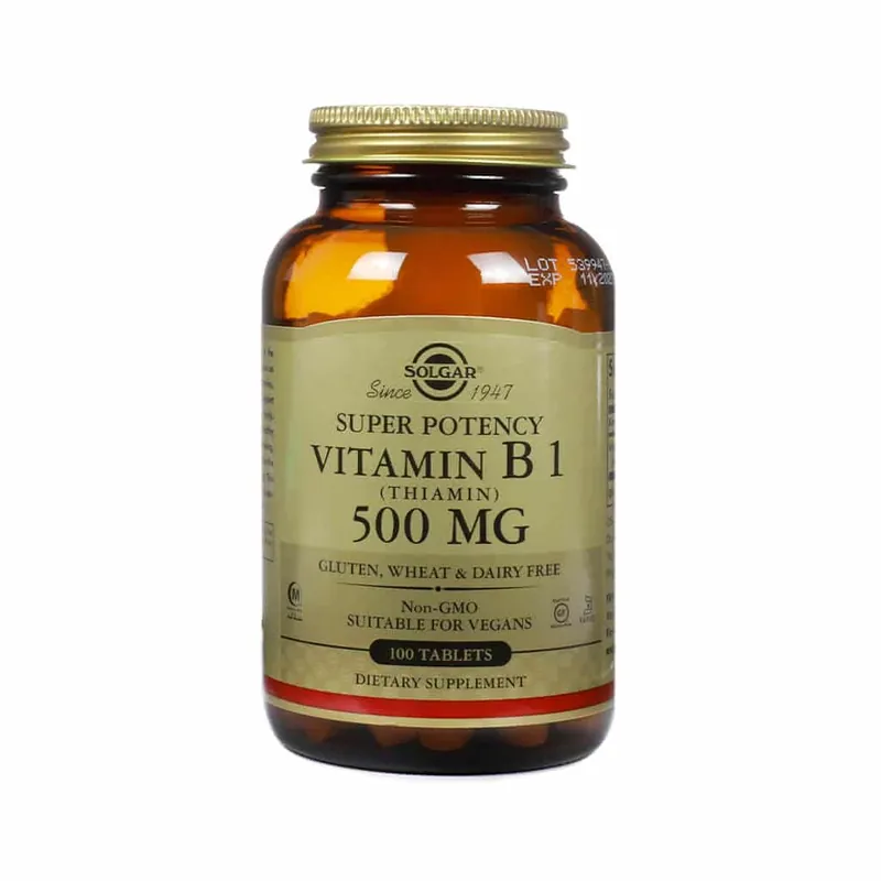 Solgar Vitamin B1 (Thiamin) 500mg Tablets Weekend Sale