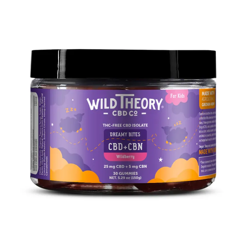 Wild Theory CBD Co. Kids Sleep Gummy - Dreamy Bites Final Sale