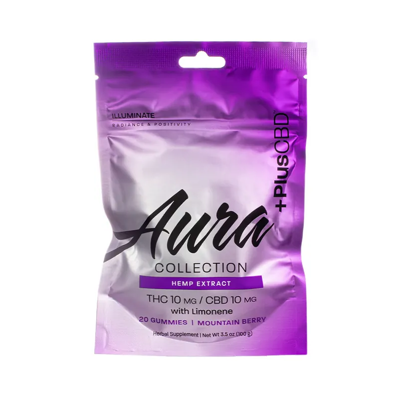 +PlusCBD Aura Illuminate Gummies - Mountain Berry Price Cut