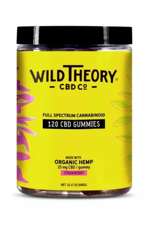 Wild Theory Full Spectrum CBD Gummies – 25mg – Strawberry Best Seller