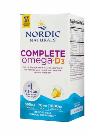 Nordic Naturals Complete Omega D3 Softgels Time-Limited