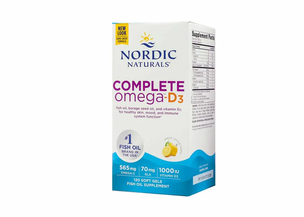 Nordic Naturals Complete Omega D3 Softgels Time-Limited