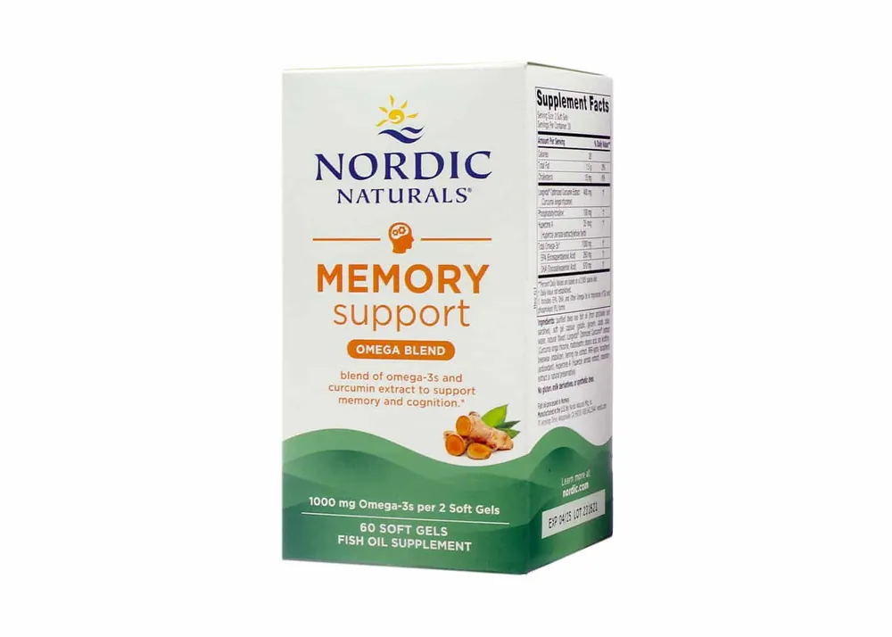 Nordic Naturals Memory Support Softgels Premium