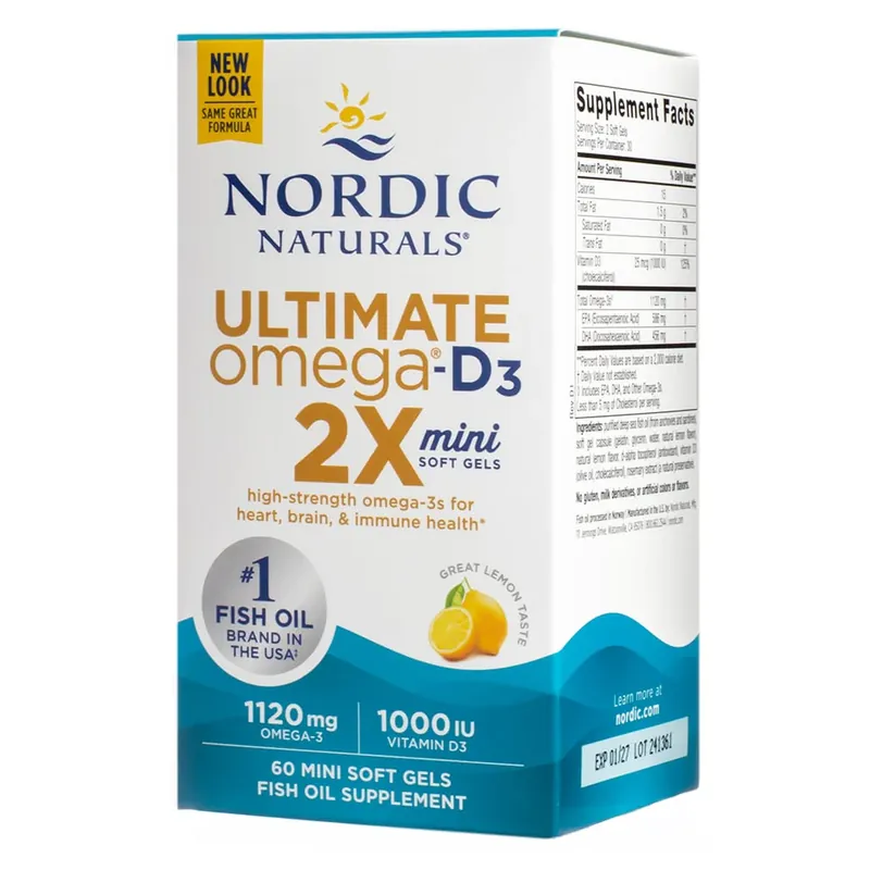 Nordic Naturals Ultimate Omega 2x With Vitamin D3 Softgels Limited Offer