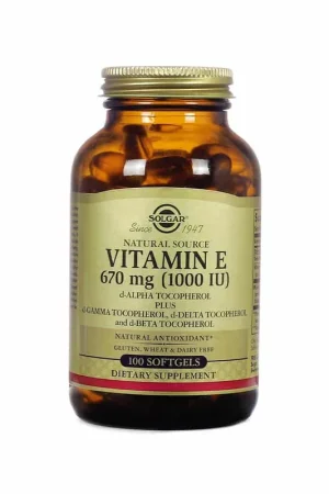 Free Returns Solgar Vitamin E Mixed Softgels