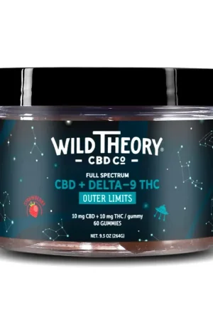 Trending Wild Theory Outer Limits Delta 9 THC Gummies - 10mg THC + 10mg CBD
