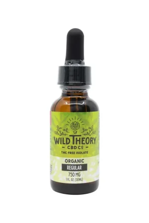 Wild Theory CBD Isolate Oil - 750mg Regular Factory Price