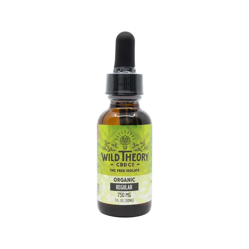 Wild Theory CBD Isolate Oil - 750mg Regular Factory Price