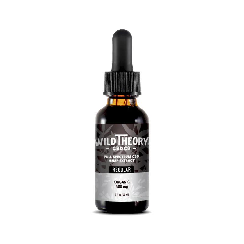Price Drop Wild Theory Hemp Extract Oil - 500mg Regular
