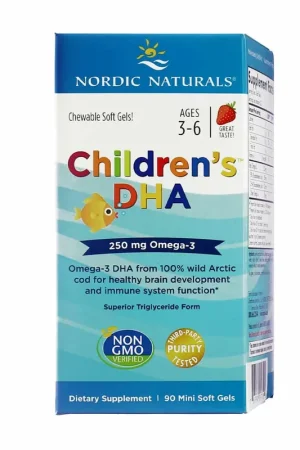 Certified Nordic Naturals Children‘s DHA Strawberry Softgels
