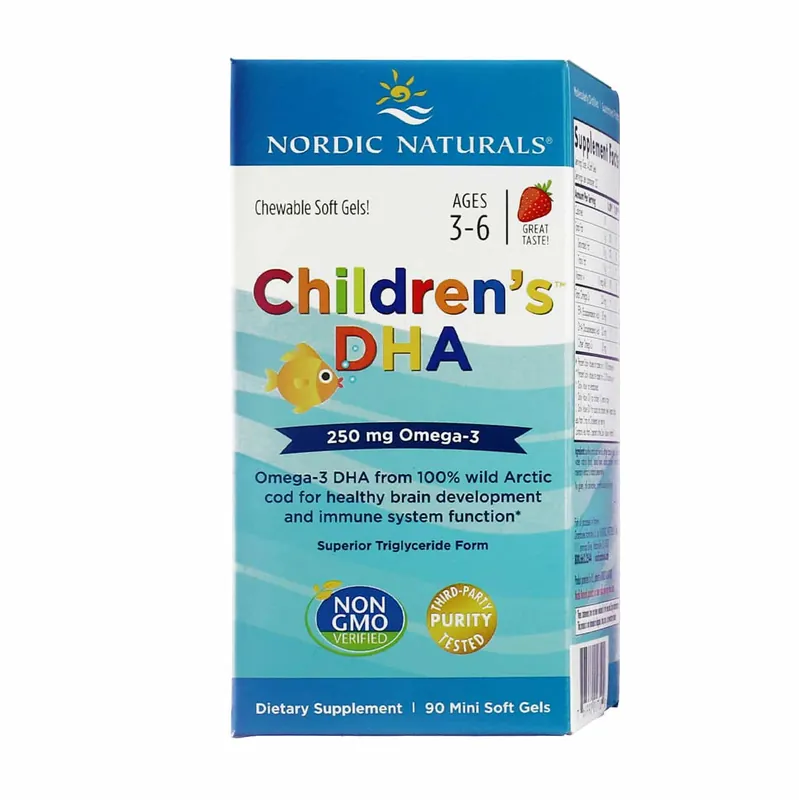 Certified Nordic Naturals Children‘s DHA Strawberry Softgels
