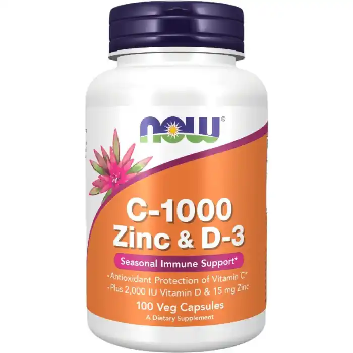Trusted Brand NOW Foods C-1000 Zinc & D-3
