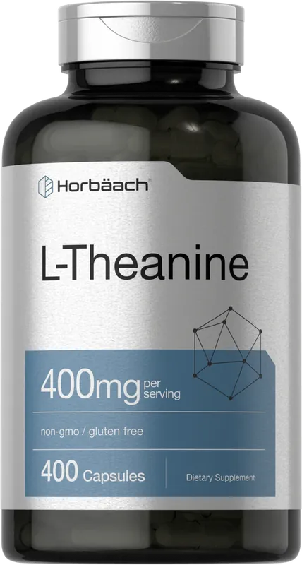 L-Theanine 400mg per serving 400 Capsules Trusted Brand