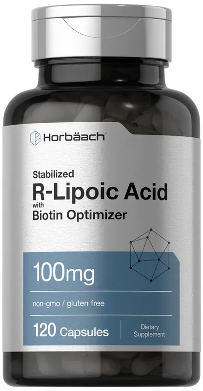 R Lipoic Acid 100mg Stabilized 120 Capsules Cheap