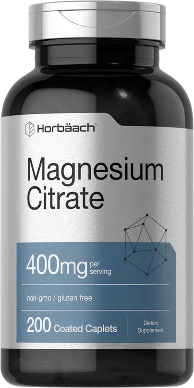 Magnesium Citrate 400mg per serving 200 Caplets Holiday Sale
