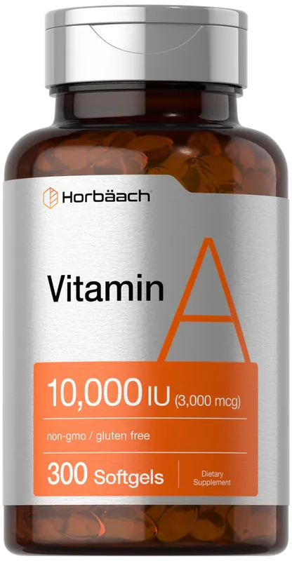 Vitamin A 10000 IU 300 Softgels Premium