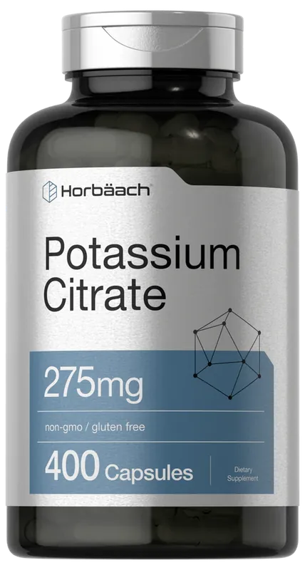 Hot Picks Potassium Citrate 275mg 400 Capsules