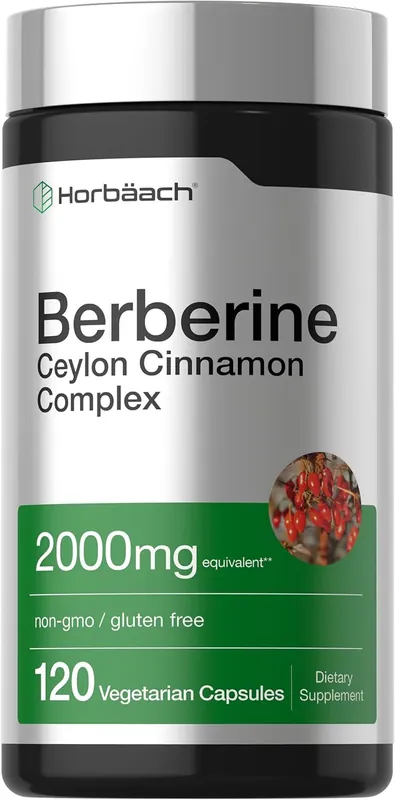 Berberine with Ceylon Cinnamon 120 Capsules Must Have