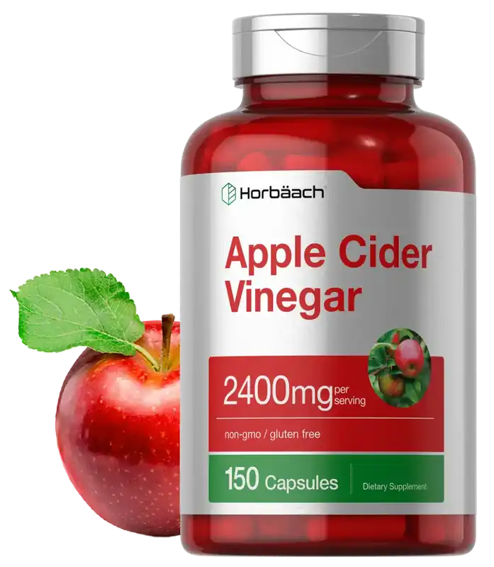 Hot Deal Apple Cider Vinegar 2400mg per serving 150 Capsules
