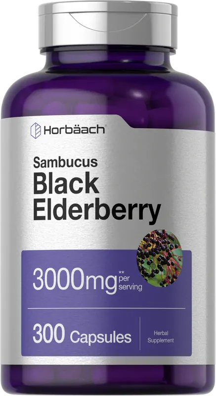 Holiday Sale Black Elderberry 300 Capsules