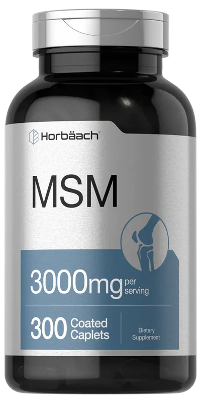 MSM 3000mg per serving 300 Caplets Order Now