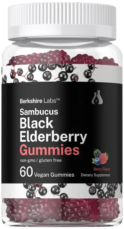 Sambucus Black Elderberry 60 Gummies Shop Now