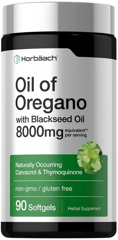 Time-Limited Oil of Oregano with Blackseed Oil Softgels 90 Pills