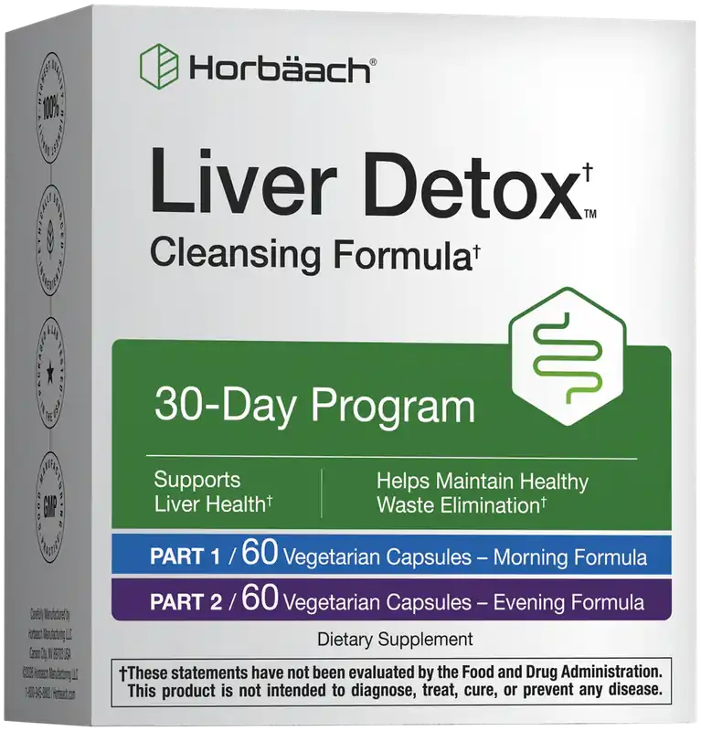 Liver Detox Kit 120 Vegetarian Capsules Clearance
