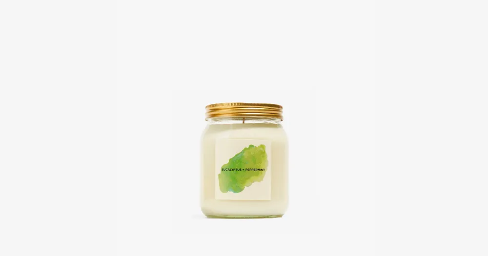REFRESH - Eucalyptus + Peppermint Aromatherapy Candle Last Chance
