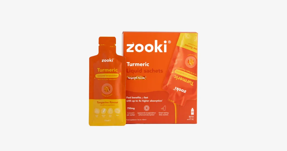 Same Day Shipping Liposomal Turmeric 750mg Curcumin, Tangerine Flavour