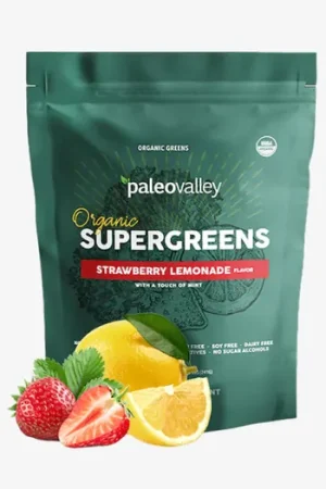 Holiday Sale Organic Supergreens- Strawberry Lemonade