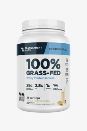 Grass Fed Whey Isolate - Vanilla Peanut Butter Final Sale