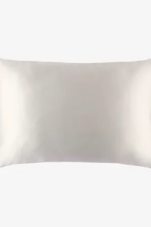Zippered Queen Pillowcase - White Budget