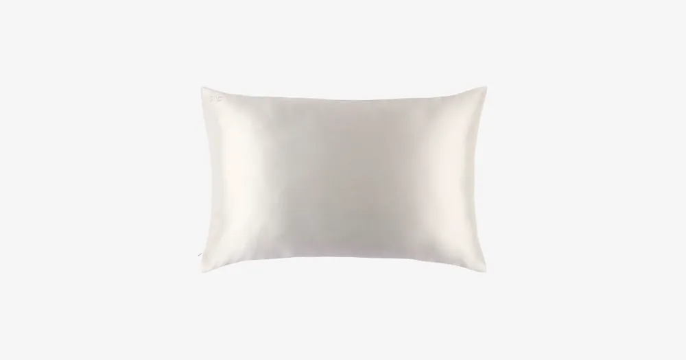 Zippered Queen Pillowcase - White Budget