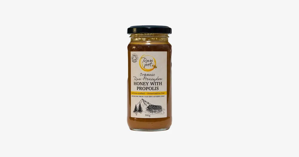 Organic Raw Honeydew Honey with Propolis Top Rated