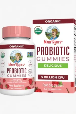 Crafted Organic Probiotic Gummies - Strawberry