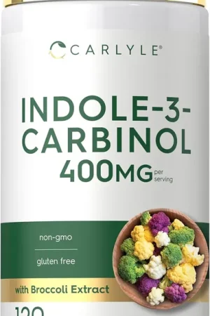 Best Price Indole-3-Carbinol 400mg per serving 120 Capsules