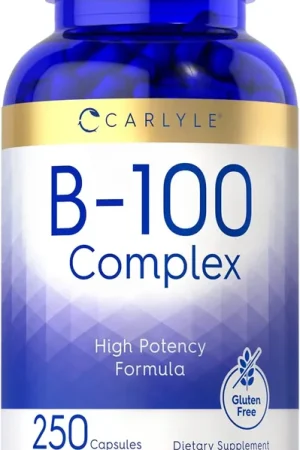 Vitamin B-100 Complex 250 Capsules Genuine