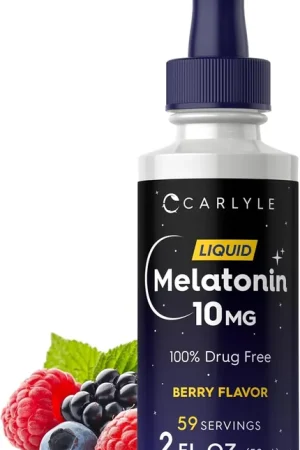 Authentic Melatonin 10mg 2 fl oz Liquid Drops
