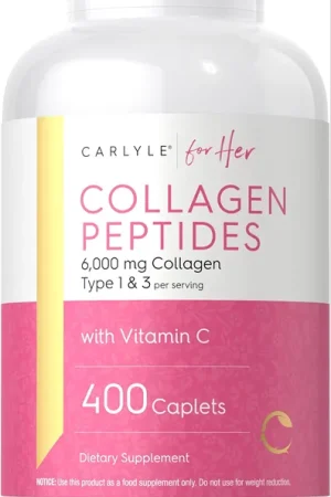 Brand New Collagen Peptides with Vitamin C 400 Caplets