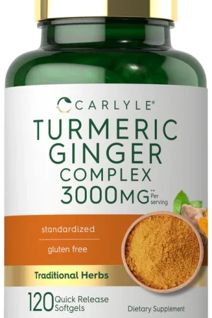 Turmeric Ginger Complex 120 Softgels Order Now