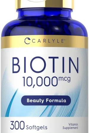 Biotin 10000mcg 300 Softgels Hassle-Free Returns