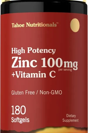 Zinc with Vitamin C 180 Softgels Price Cut