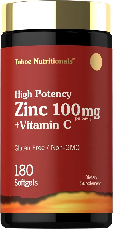 Zinc with Vitamin C 180 Softgels Price Cut