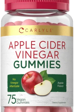 Apple Cider Vinegar 600mg per serving 75 Gummies Hassle-Free Returns