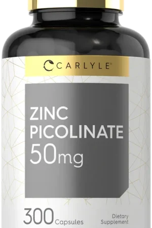 Zinc Picolinate 50mg 300 Capsules Order Now