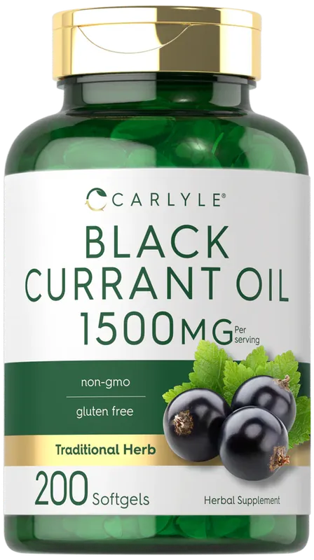 Bargain Black Currant Oil 1500mg per serving 200 Softgels