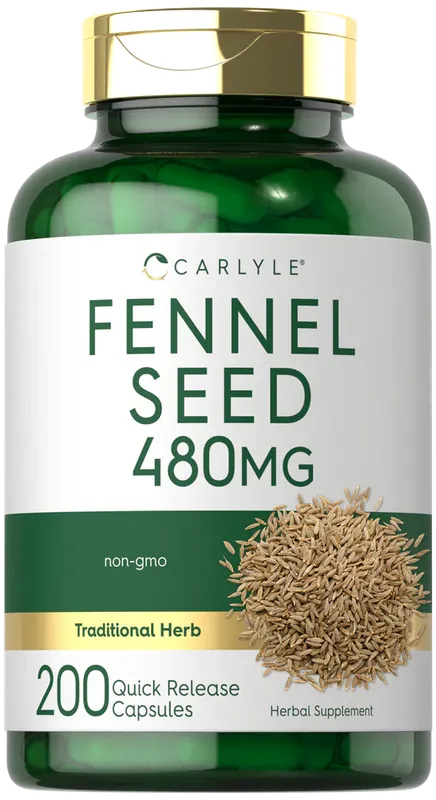 Big Sale Fennel Seed 480mg 200 Capsules