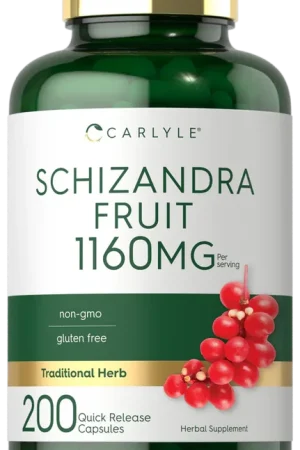 Best Seller Schizandra Extract 1160mg per serving 200 Capsules