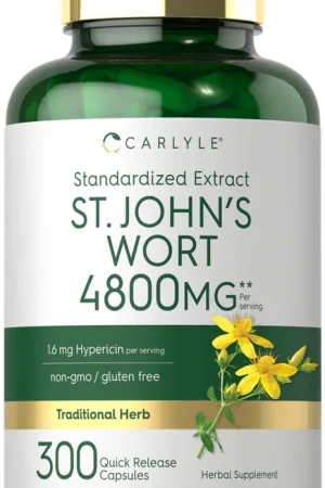 While Supplies Last St John‘s Wort 300 Capsules
